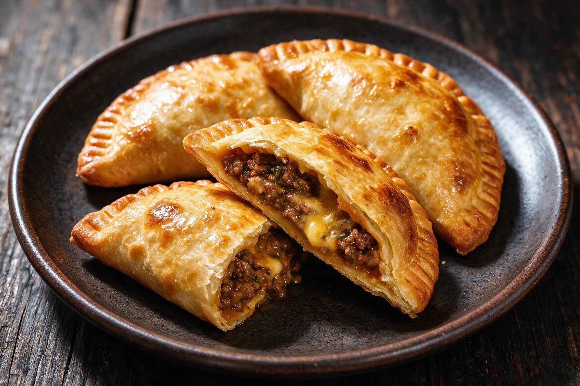 Empanadas tradicionales argentinas al horno
